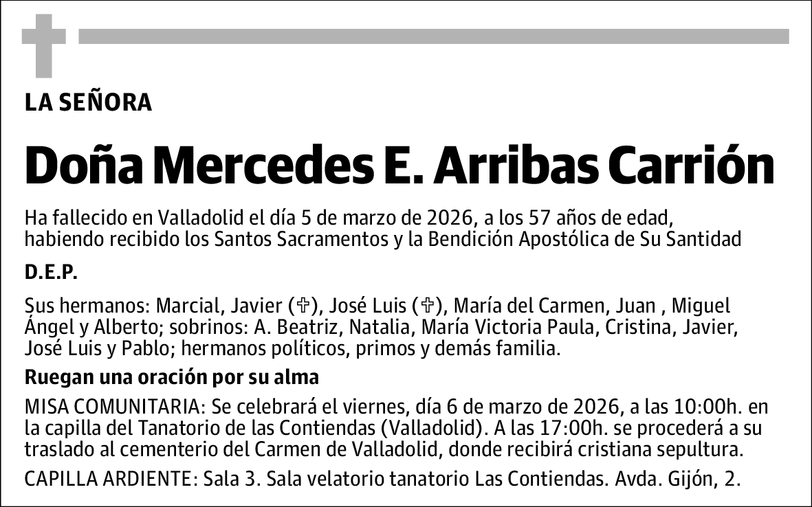 Mercedes E. Arribas Carrión