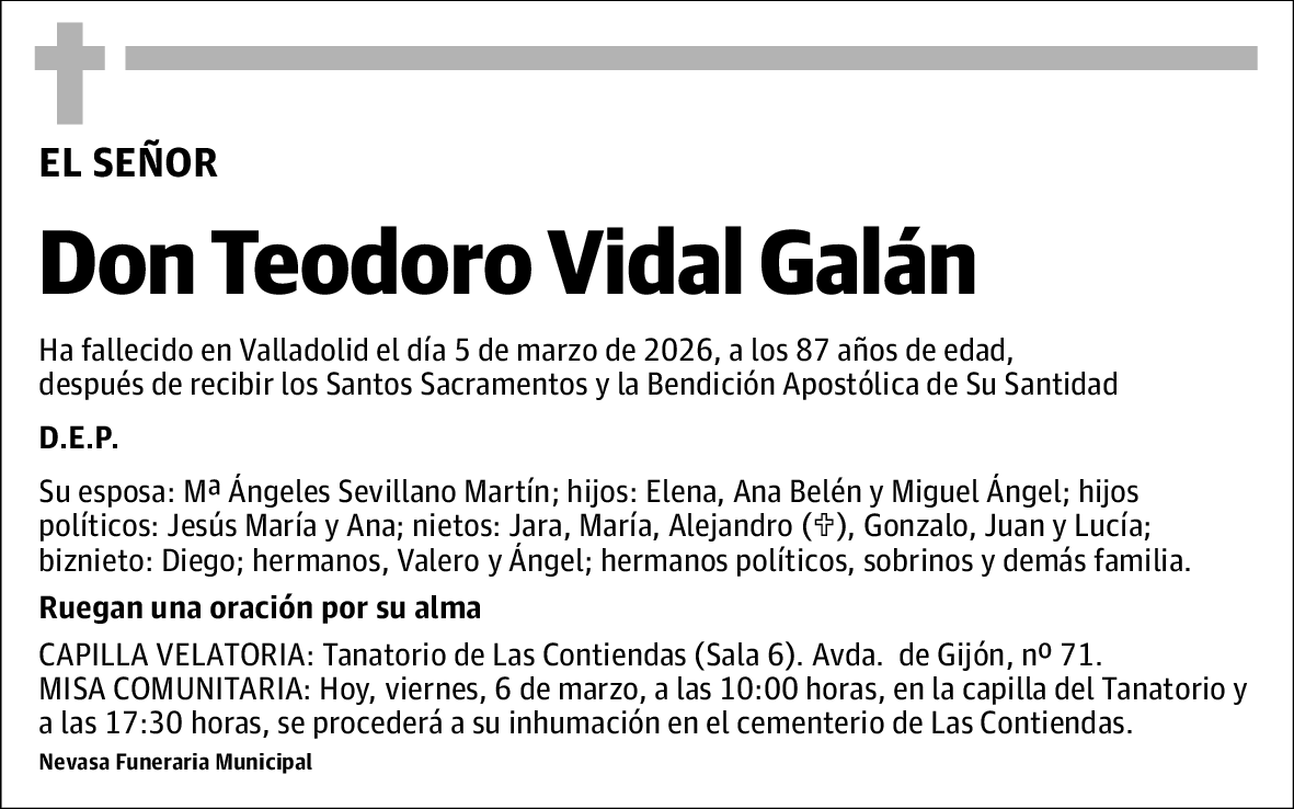 Teodoro Vidal Galán