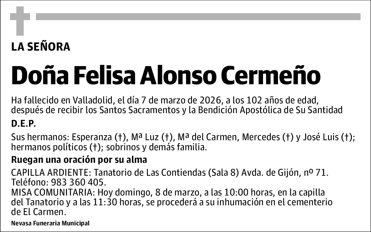 Felisa Alonso Cermeño