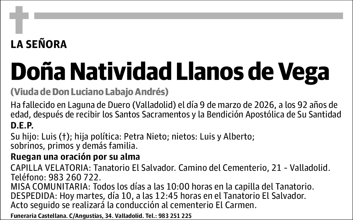 Natividad Llanos de Vega
