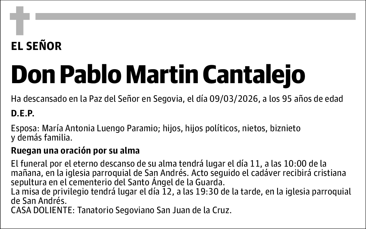 Pablo Martín Cantalejo