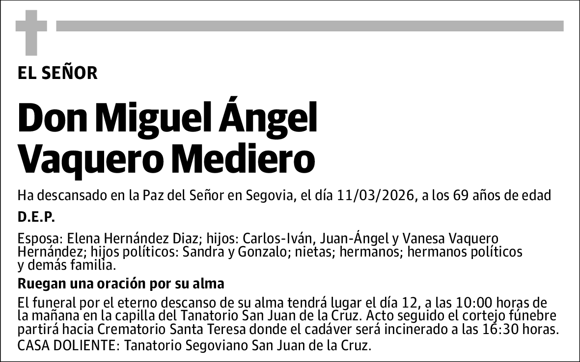 Miguel Ángel Vaquero Mediero