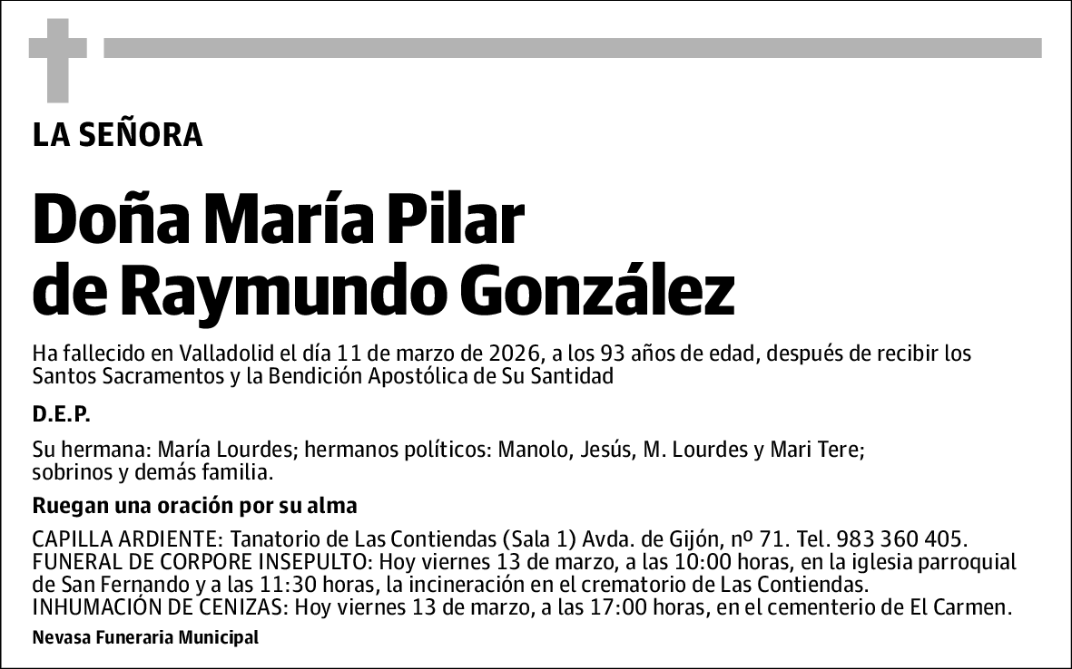 María Pilar de Raymundo González