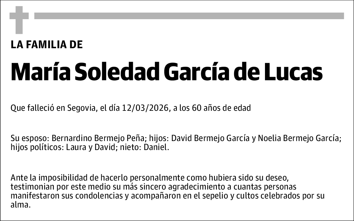 María Soledad García de Lucas
