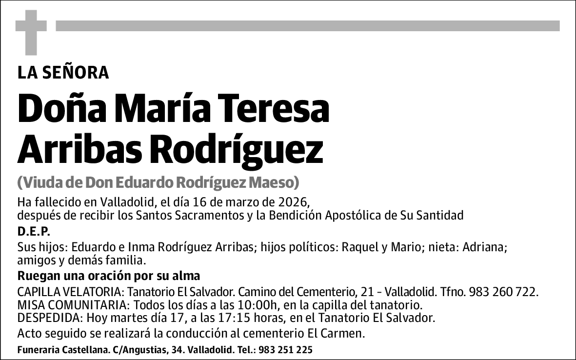 María Teresa Arribas Rodríguez