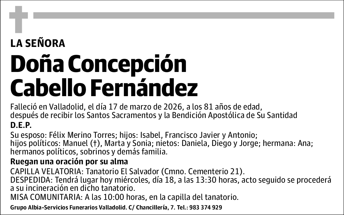 Concepción Cabello Fernández