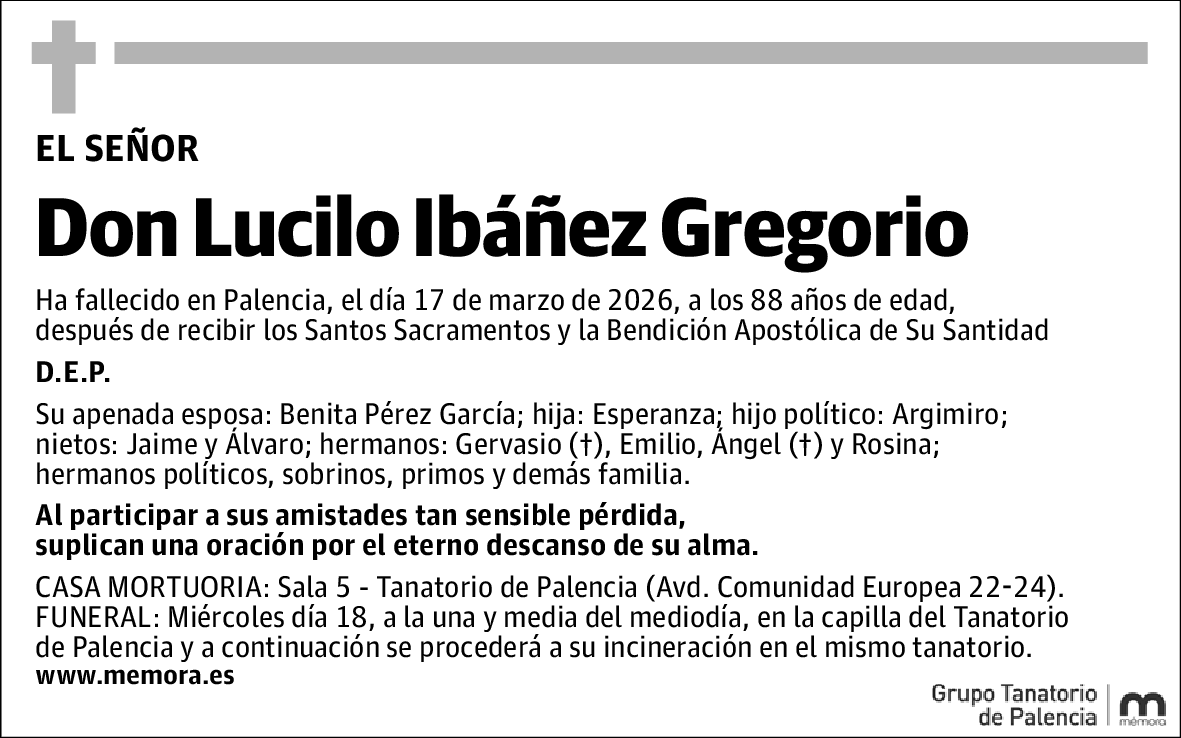 Lucilo Ibáñez Gregorio