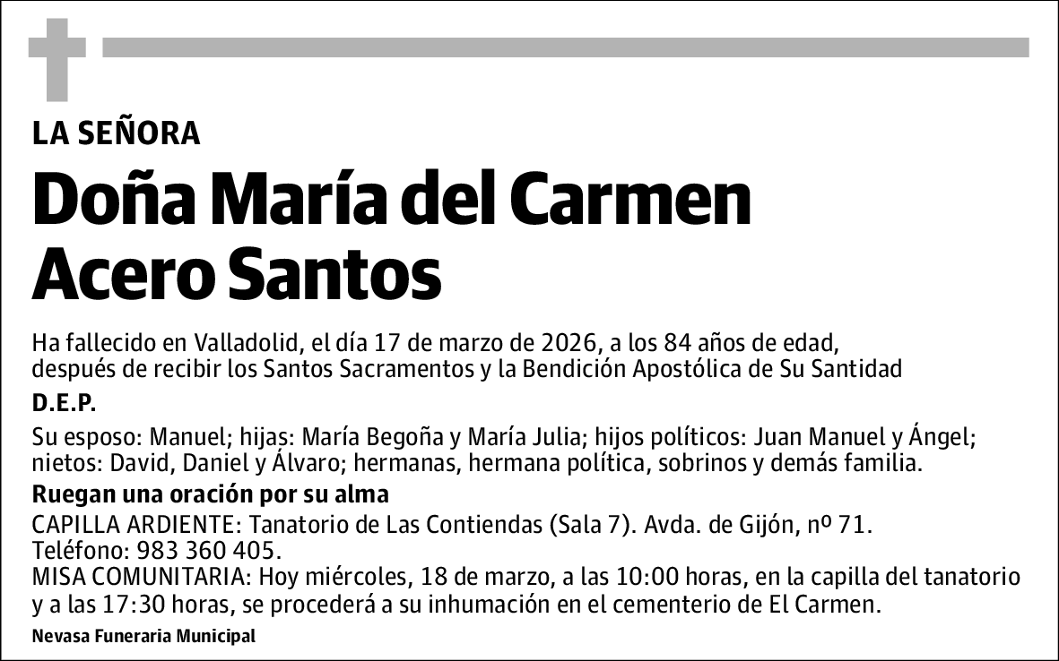 María del Carmen Acero Santos