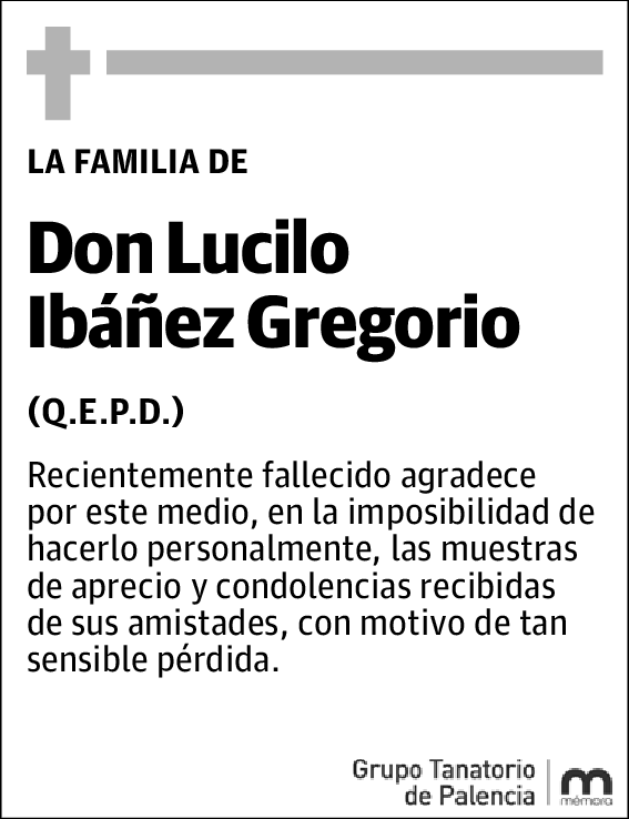 Lucilo Ibáñez Gregorio