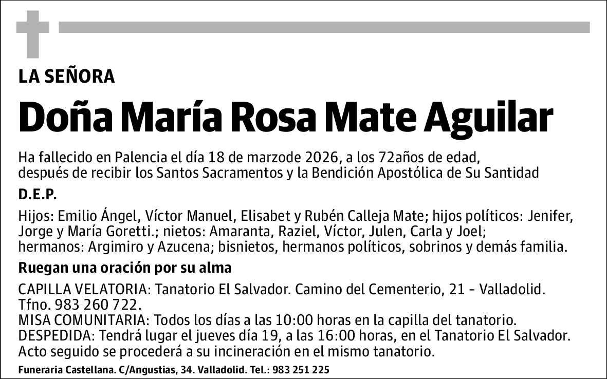 María Rosa Mate Aguilar