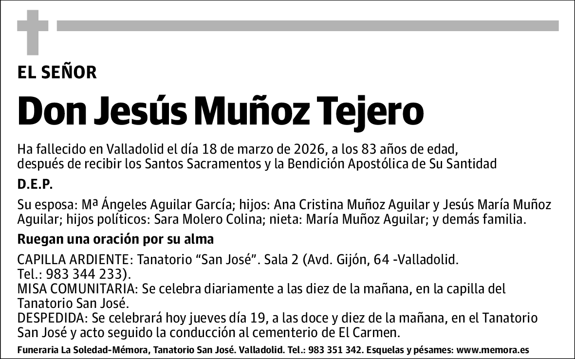 Jesús Múñoz Tejero