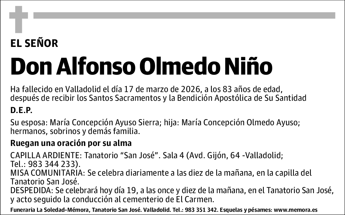 Alfonso Olmedo Niño