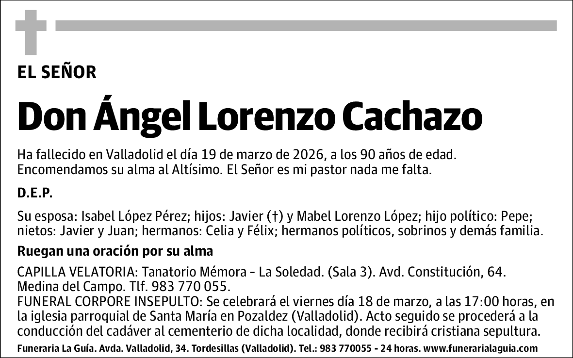 Ángel Lorenzo Cachazo