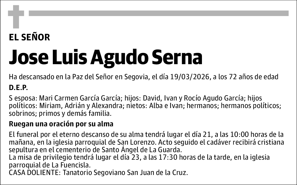 Jose Luis Agudo Serna