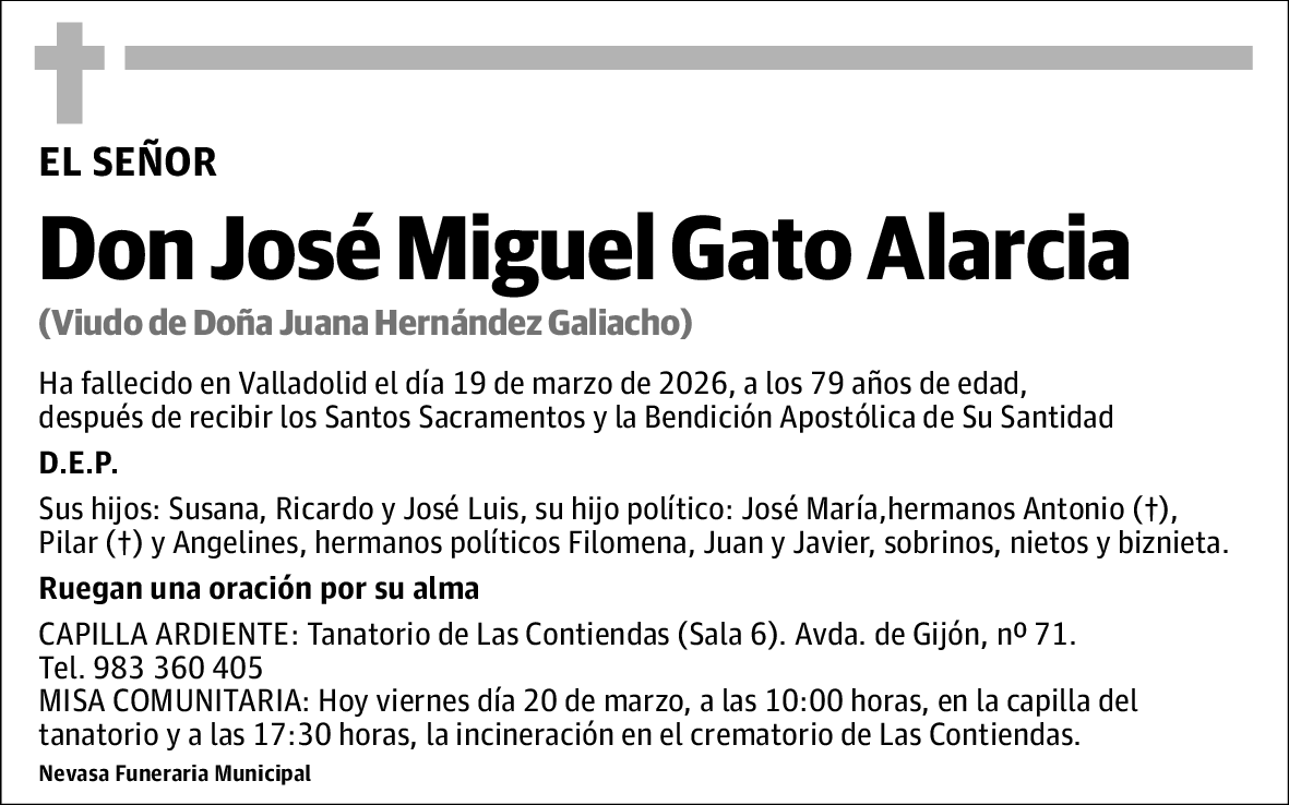 José Miguel Gato Alarcia