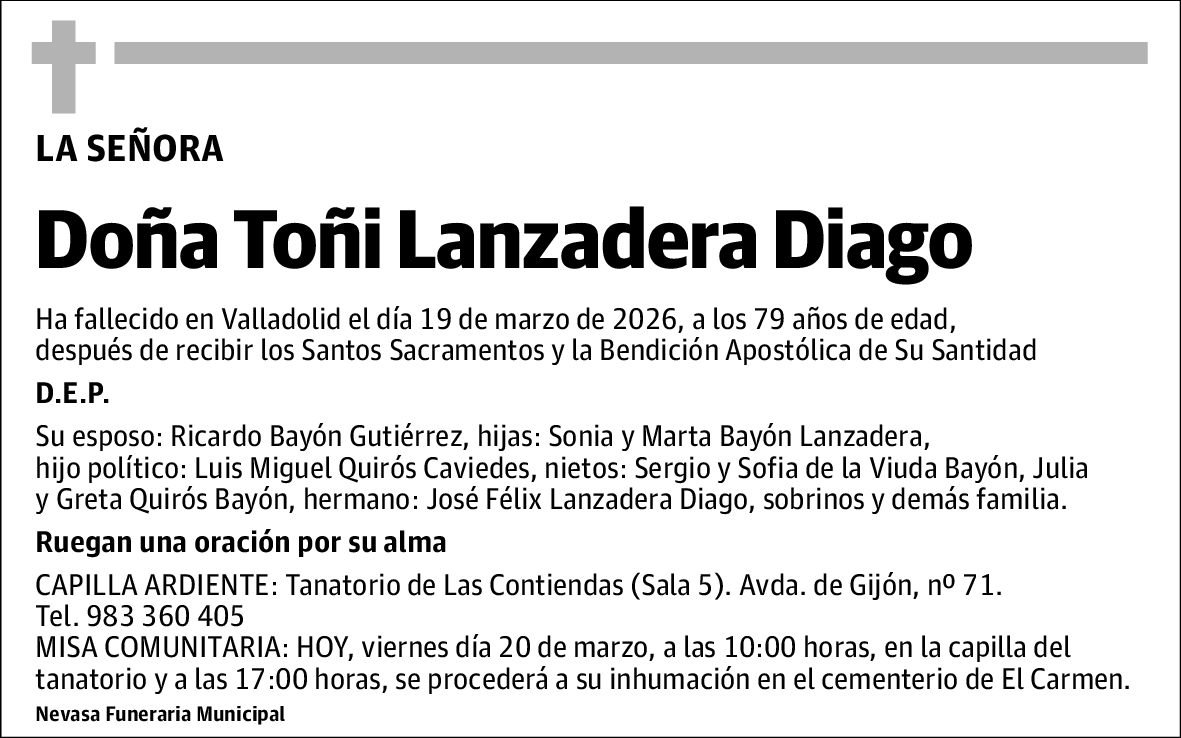 Toñi Lanzadera Diago