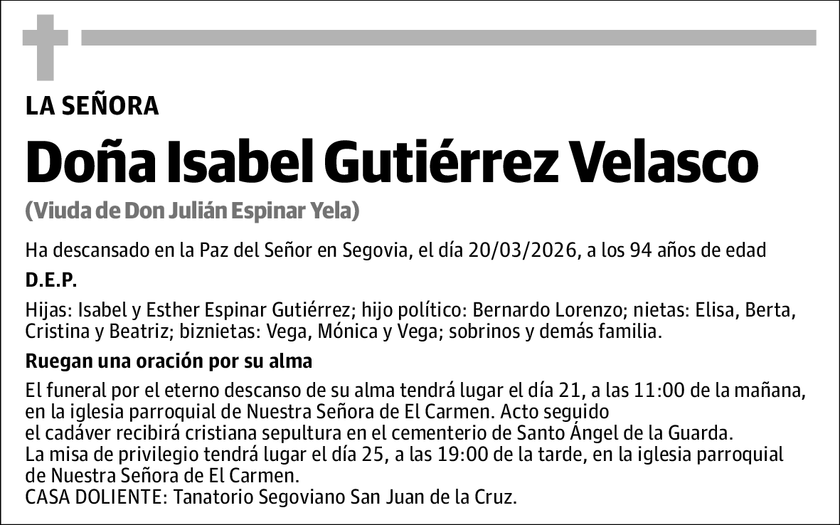 Isabel Gutiérrez Velasco