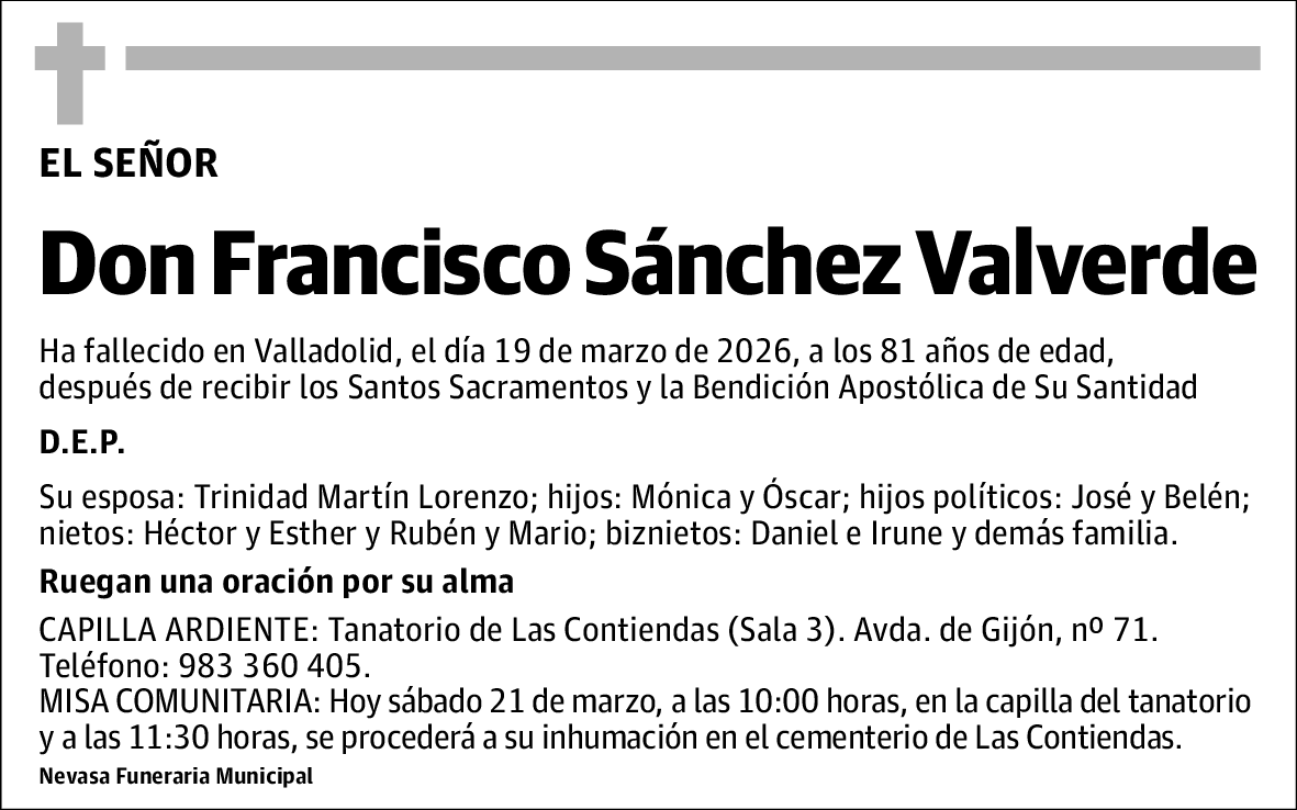 Francisco Sánchez Valverde