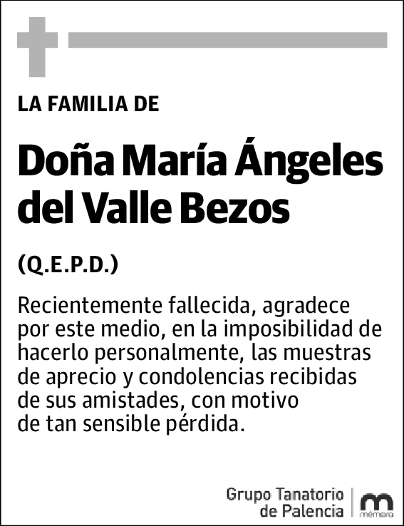 María Ángeles del Valle Bezos