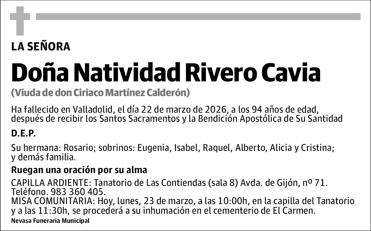 Natividad Rivero Cavia