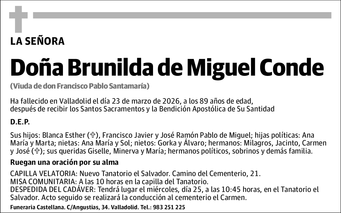 Brunilda de Miguel Conde