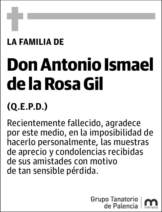 Antonio Ismael de la Rosa Gil