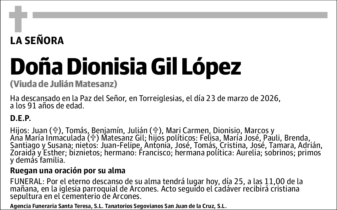 Dionisia Gil López