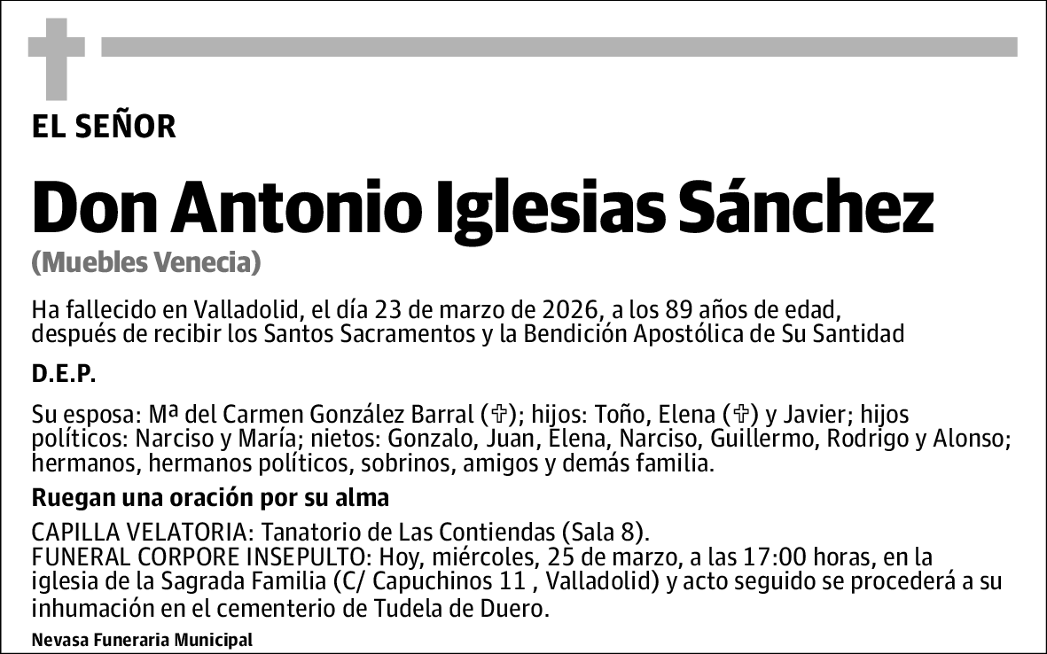 Antonio Iglesias Sánchez