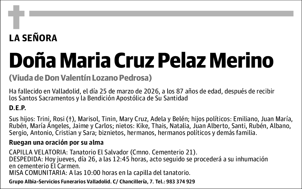 Maria Cruz Pelaz Merino