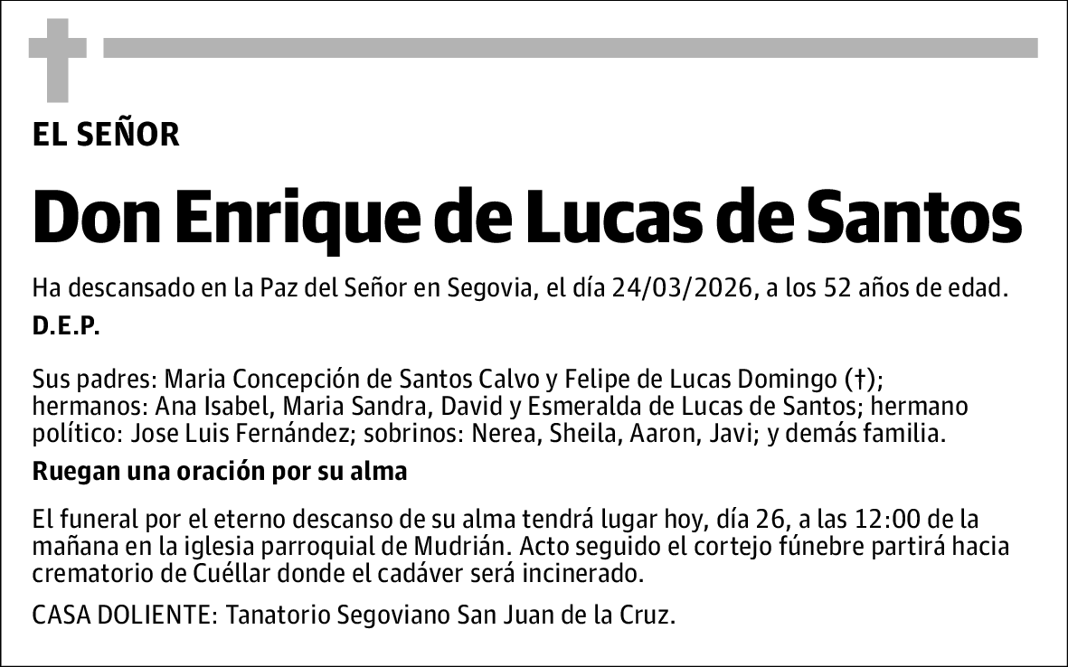 Enrique de Lucas de Santos