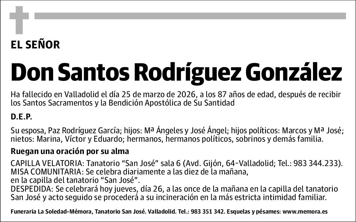 Santos Rodríguez González