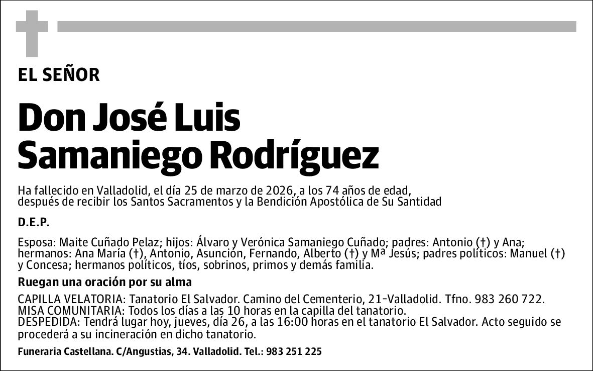 José Luis Samaniego Rodríguez