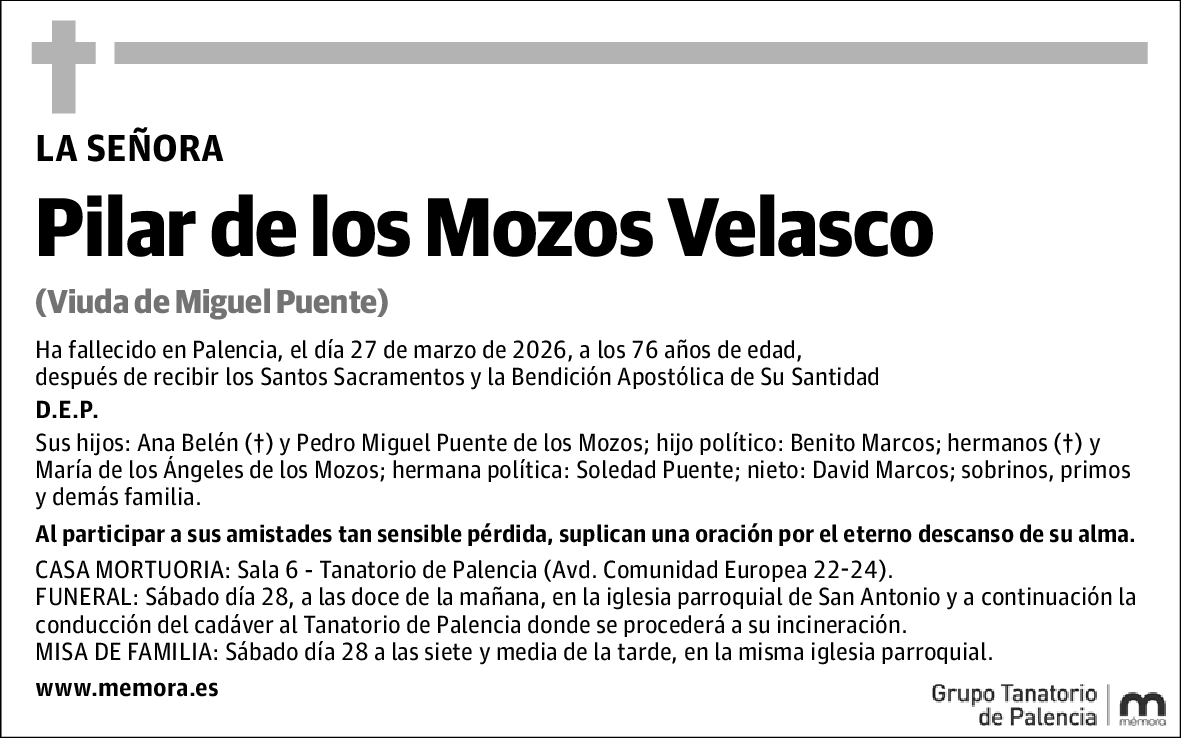 Pilar de los Mozos Velasco