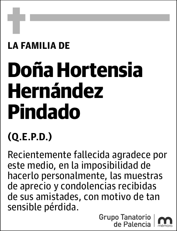 Hortensia Hernández Pindado