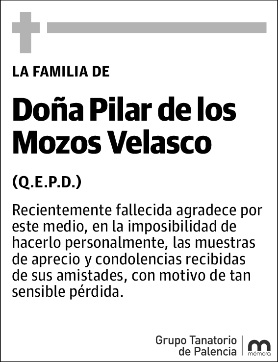 Pilar de los Mozos Velasco