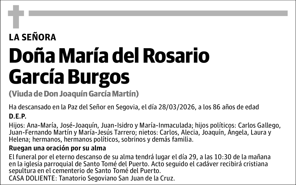 María del Rosario García Burgos