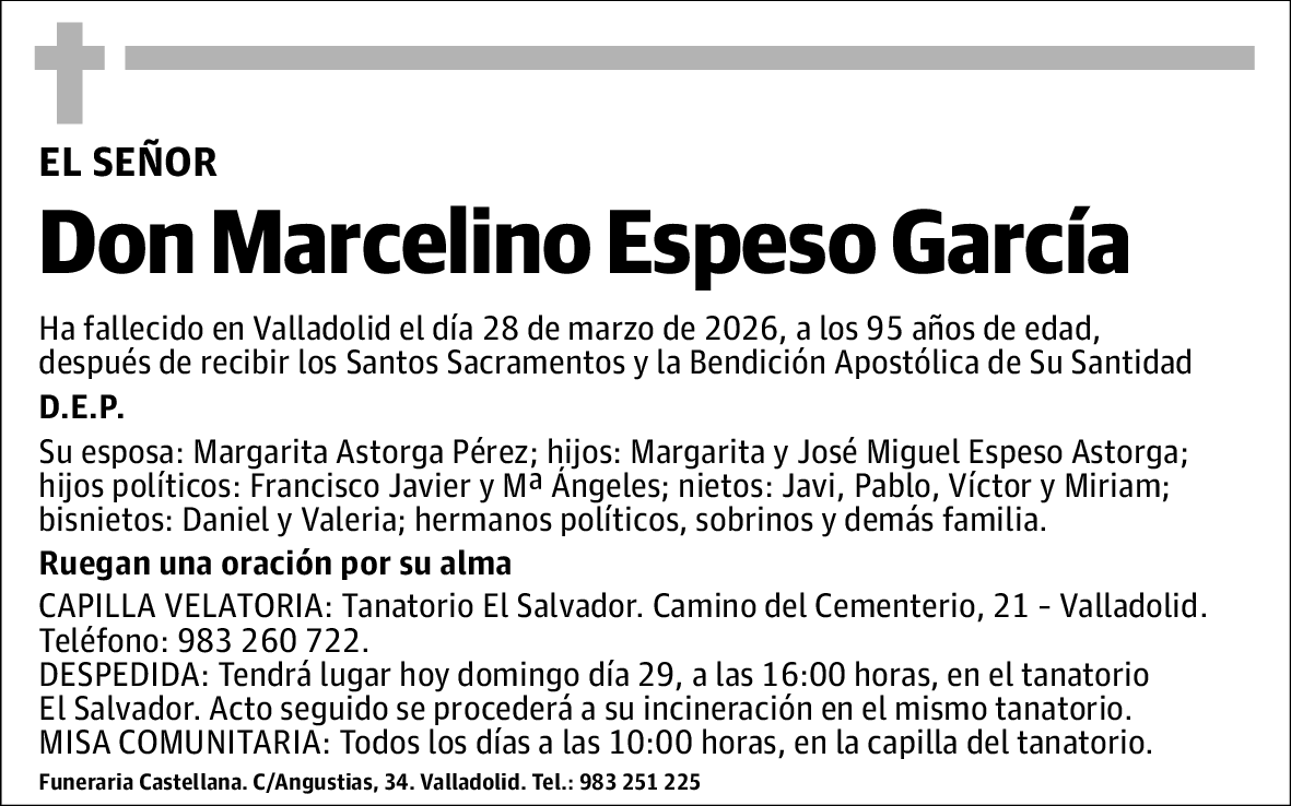 Marcelino Espeso García