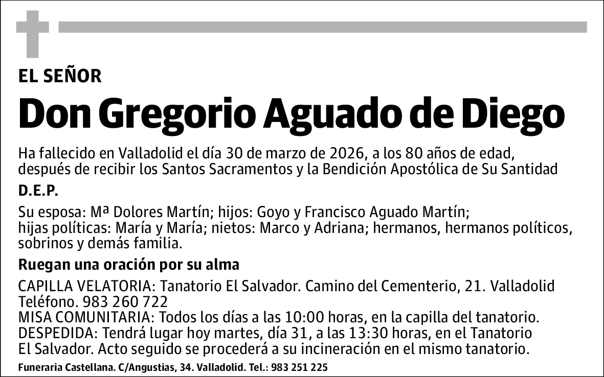 Gregorio Aguado de Diego