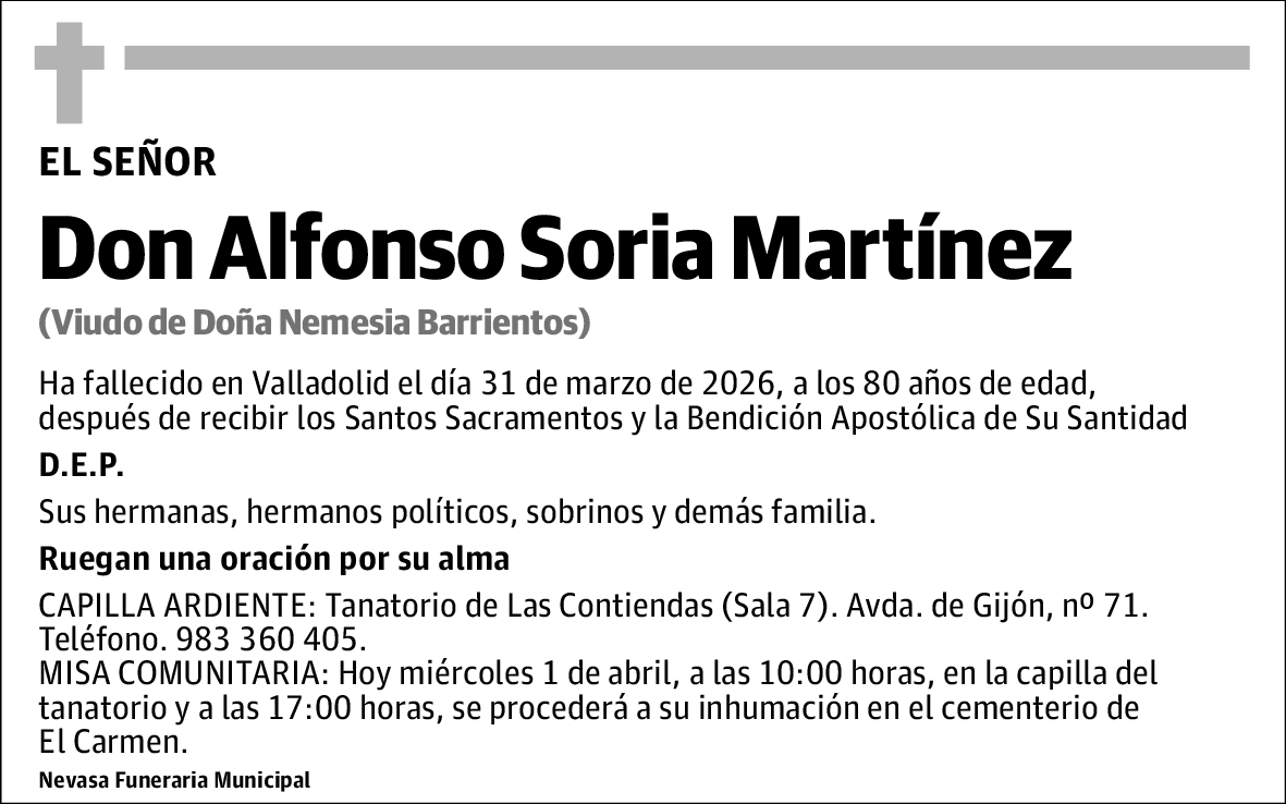 Alfonso Soria Martínez