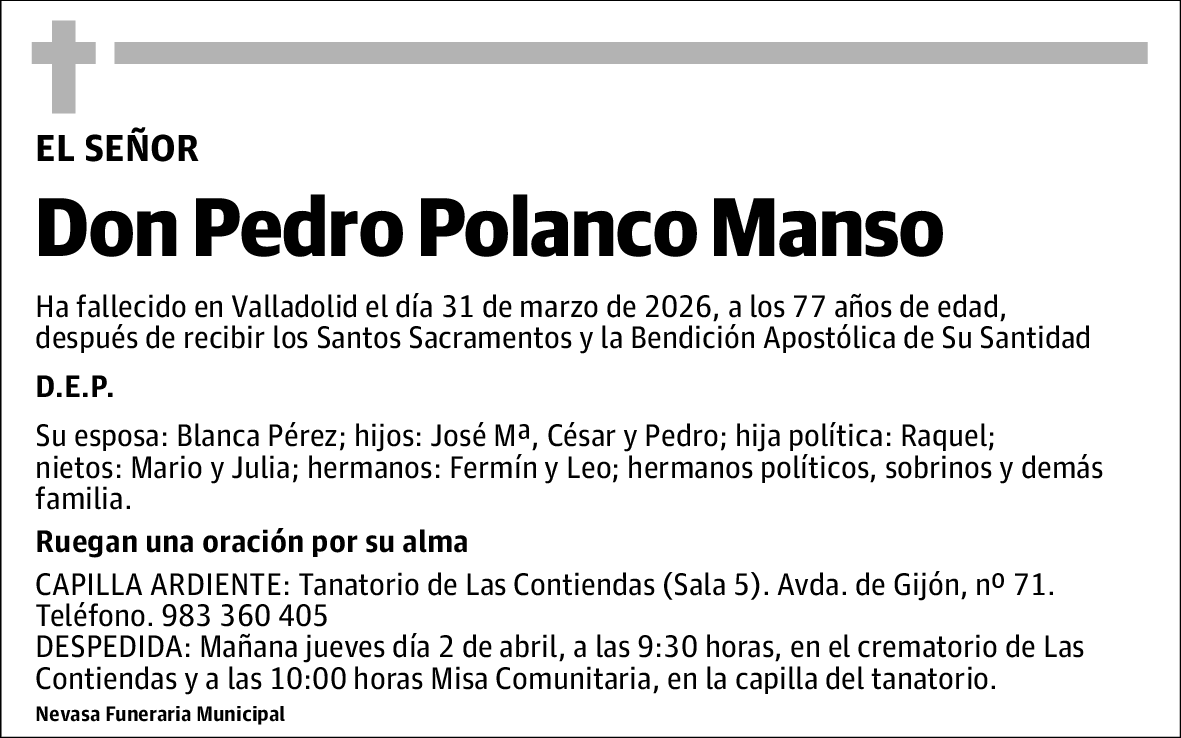 Pedro Polanco Manso