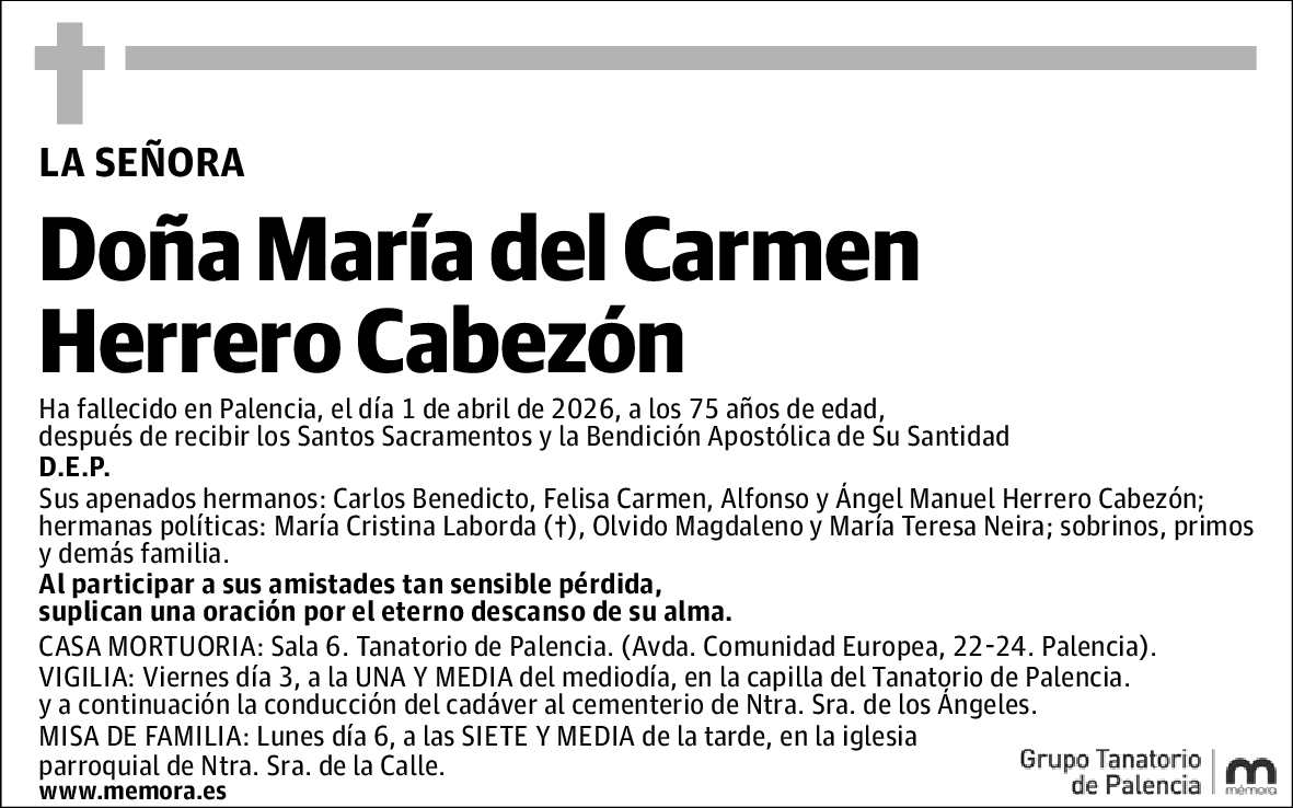María del Carmen Herrero Cabezón