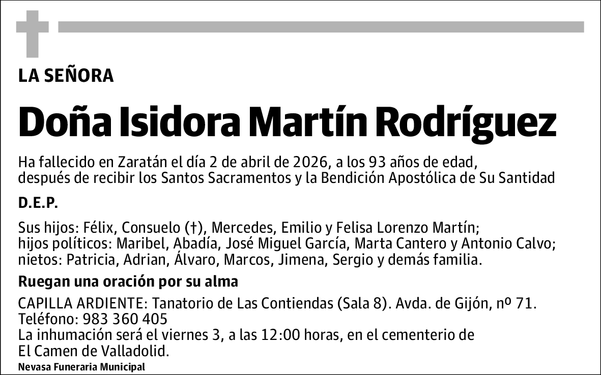 Isidora Martín Rodríguez