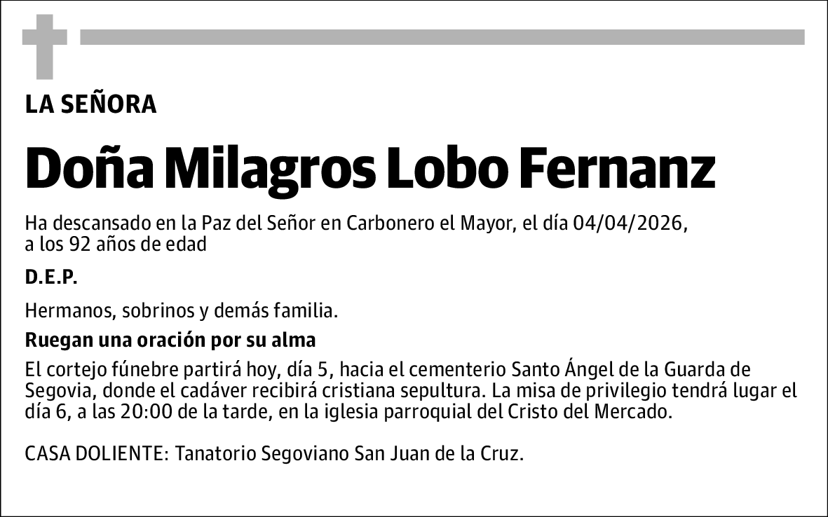 Milagros Lobo Fernanz