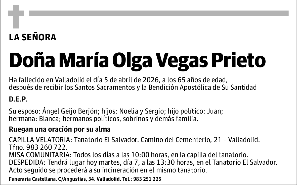 María Olga Vegas Prieto