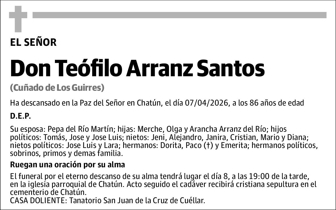 Teófilo Arranz Santos