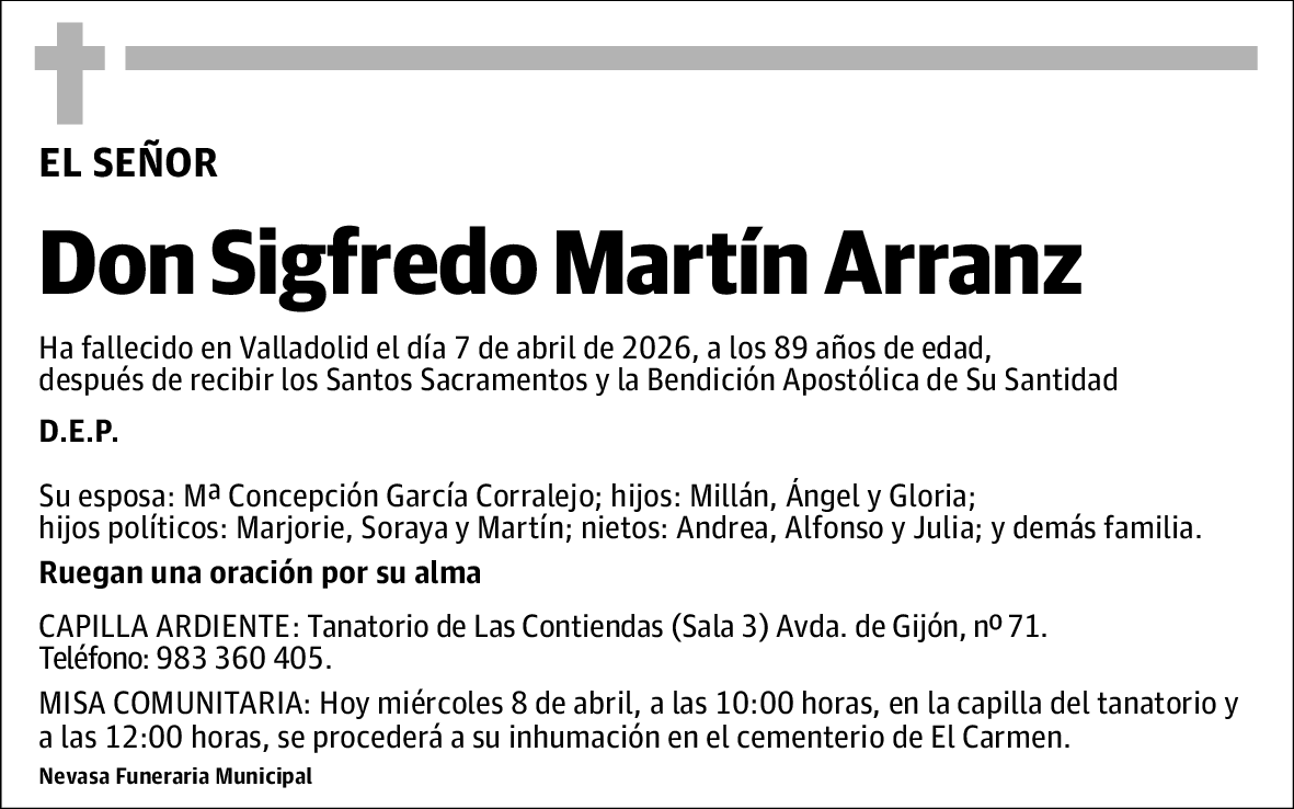 Sigfrido Martín Arranz