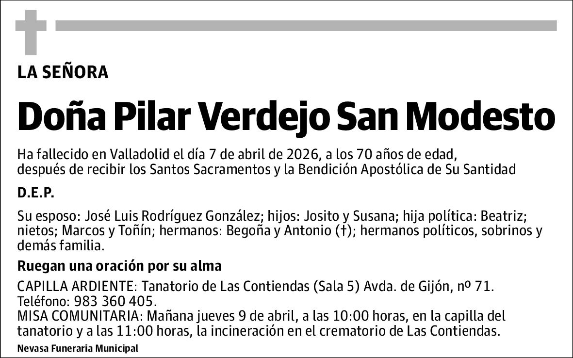 Pilar Verdejo San Modesto