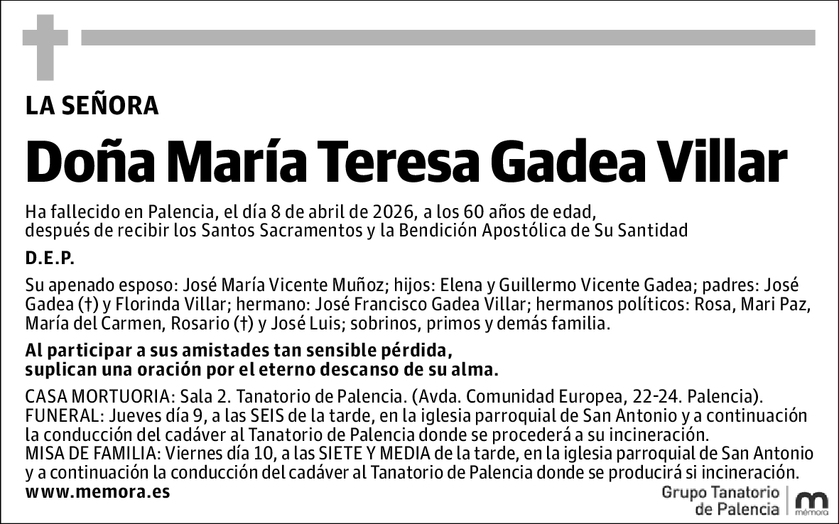 María Teresa Gadea Villar