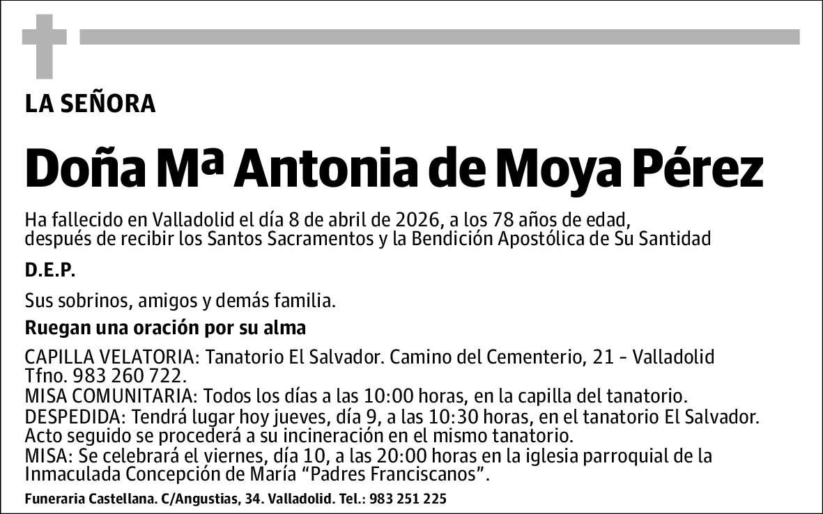 María Antonia de Moya Pérez