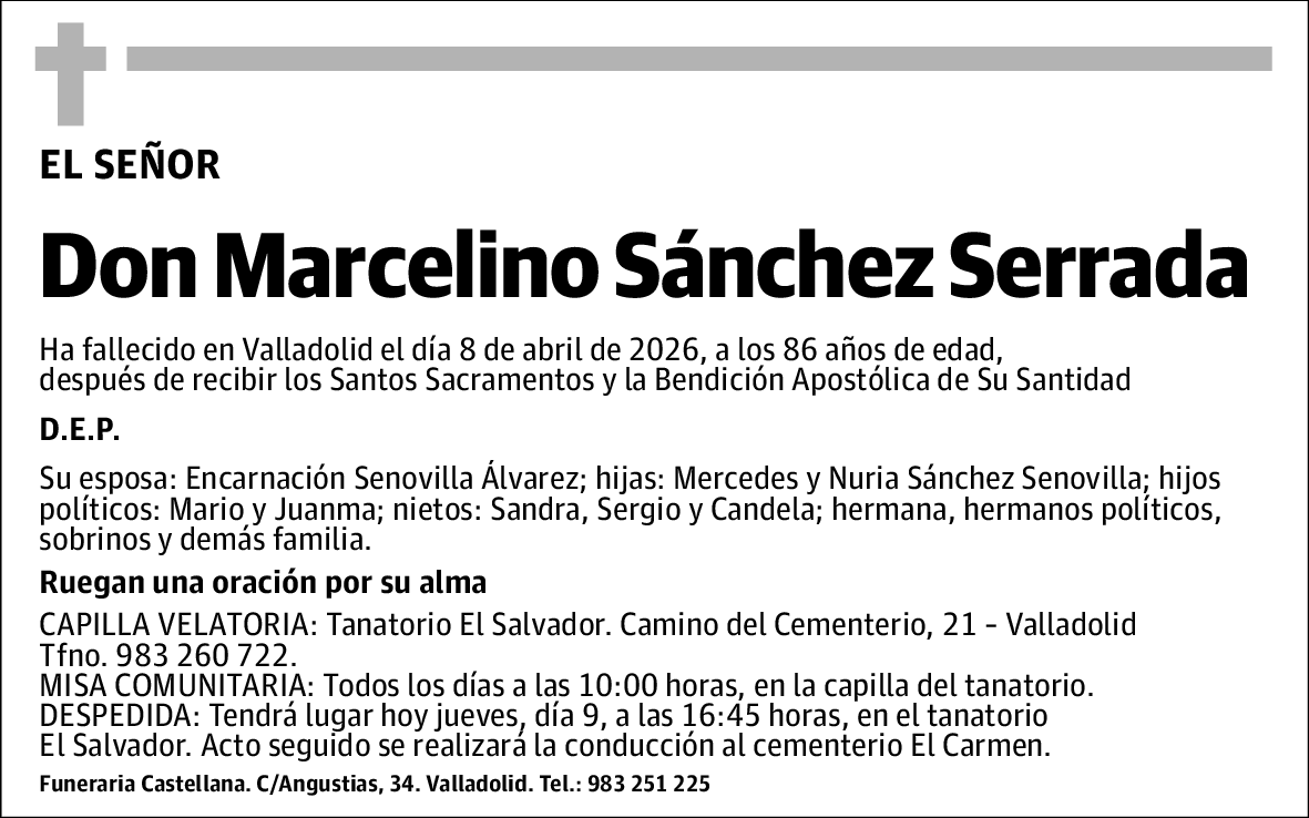 Marcelino Sánchez Serrada